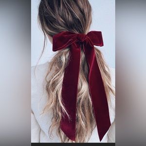 Large festive women’s hair bow
